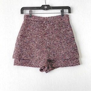 MAJE Trompe L’Oeil Skirt / Short in Tweed